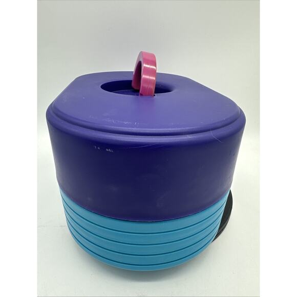 Vintage Teal Original Caboodles 3 Tier Makeup Storage Carrying Case With Mirror - Picture 4 of 10